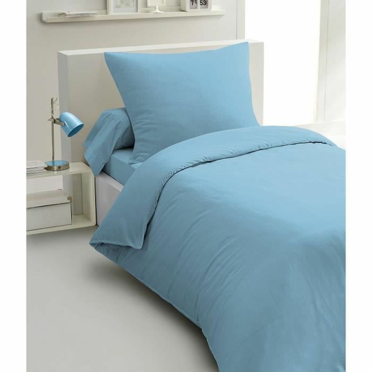 Täckslagsset HOME LINGE PASSION Himmelsblå Säng 140 2 Delar - 2