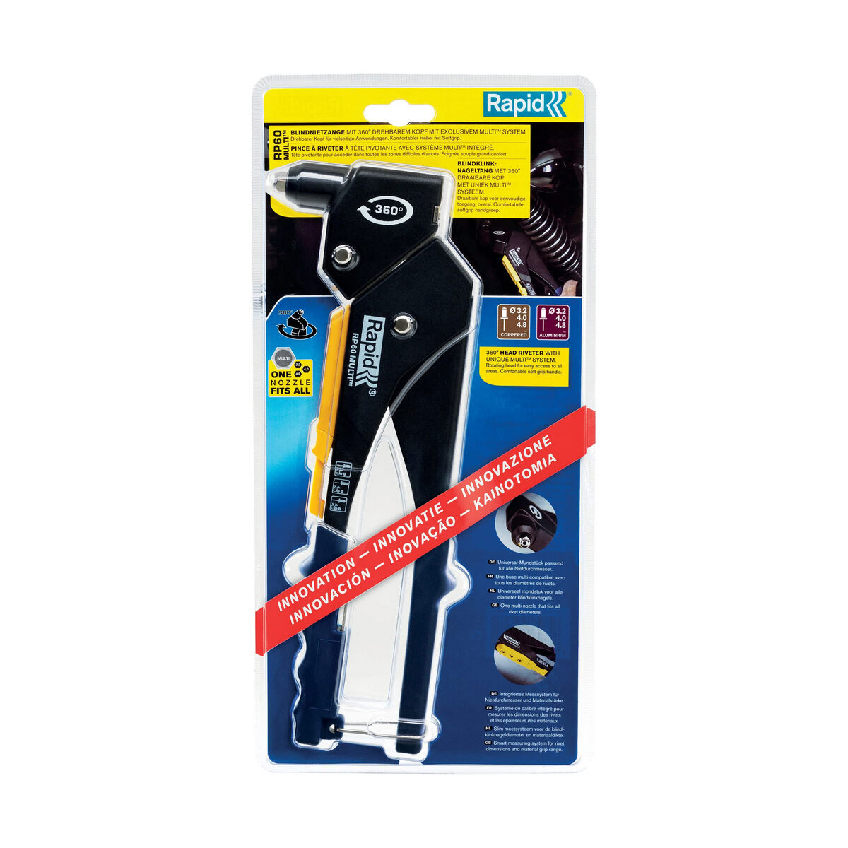 Nitmaskin Rapid RP 60 Multi Manual Roterande huvud - 7