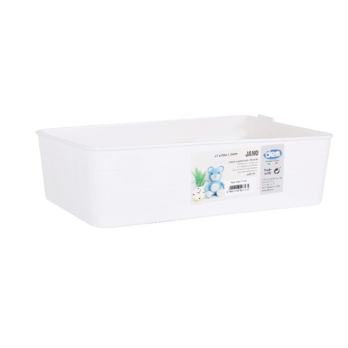 Lådorganiserare Dem Vit 27 x 18 x 7,5 cm (24 antal) - 2