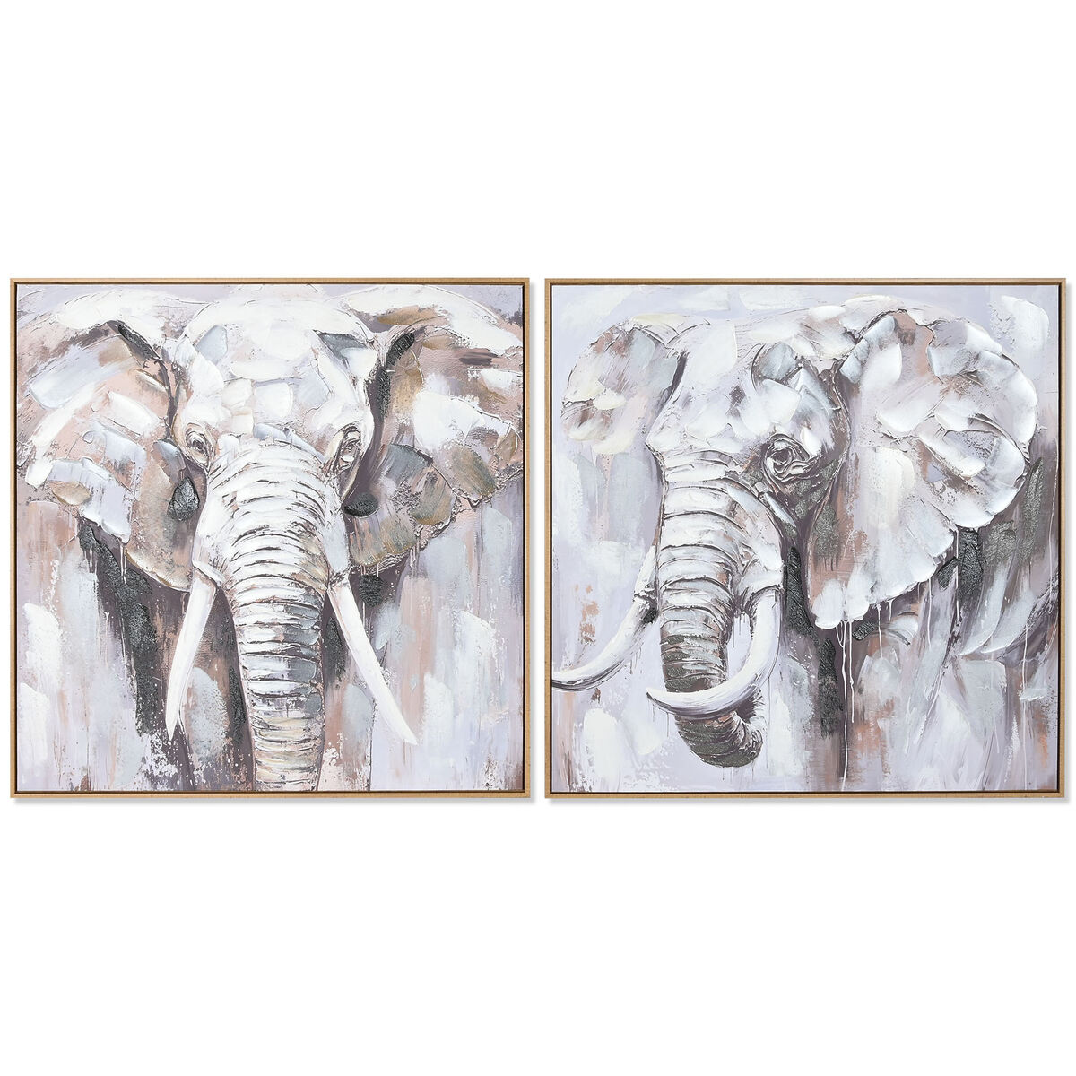 Kanvas Home ESPRIT polystyren Kanvas 80 x 3,5 x 80 cm