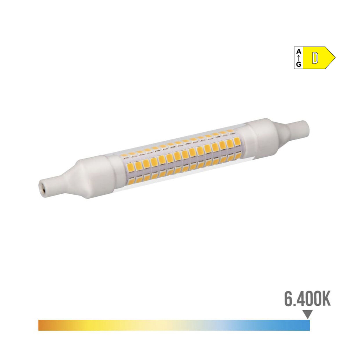 LED-lampa EDM 98987 D 9 W 87 W R7s 1100 Lm Ø 1,5 x 11,8 cm Linjär (6400 K) - 6