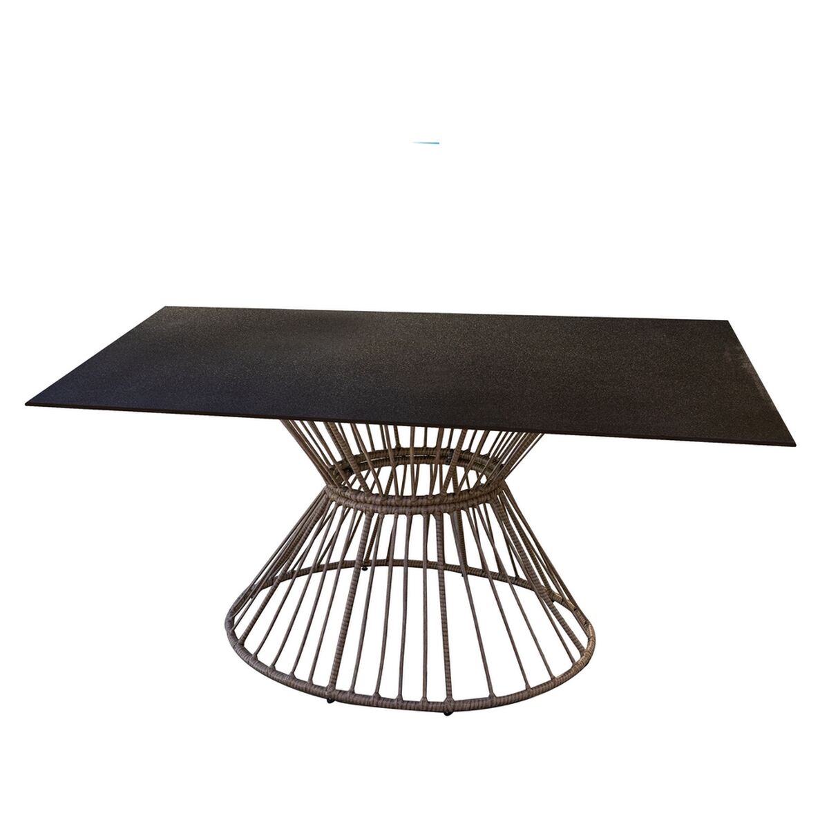 Matsalsbord Ariki 150 x 120 x 71,5 cm syntetisk rattan Stål