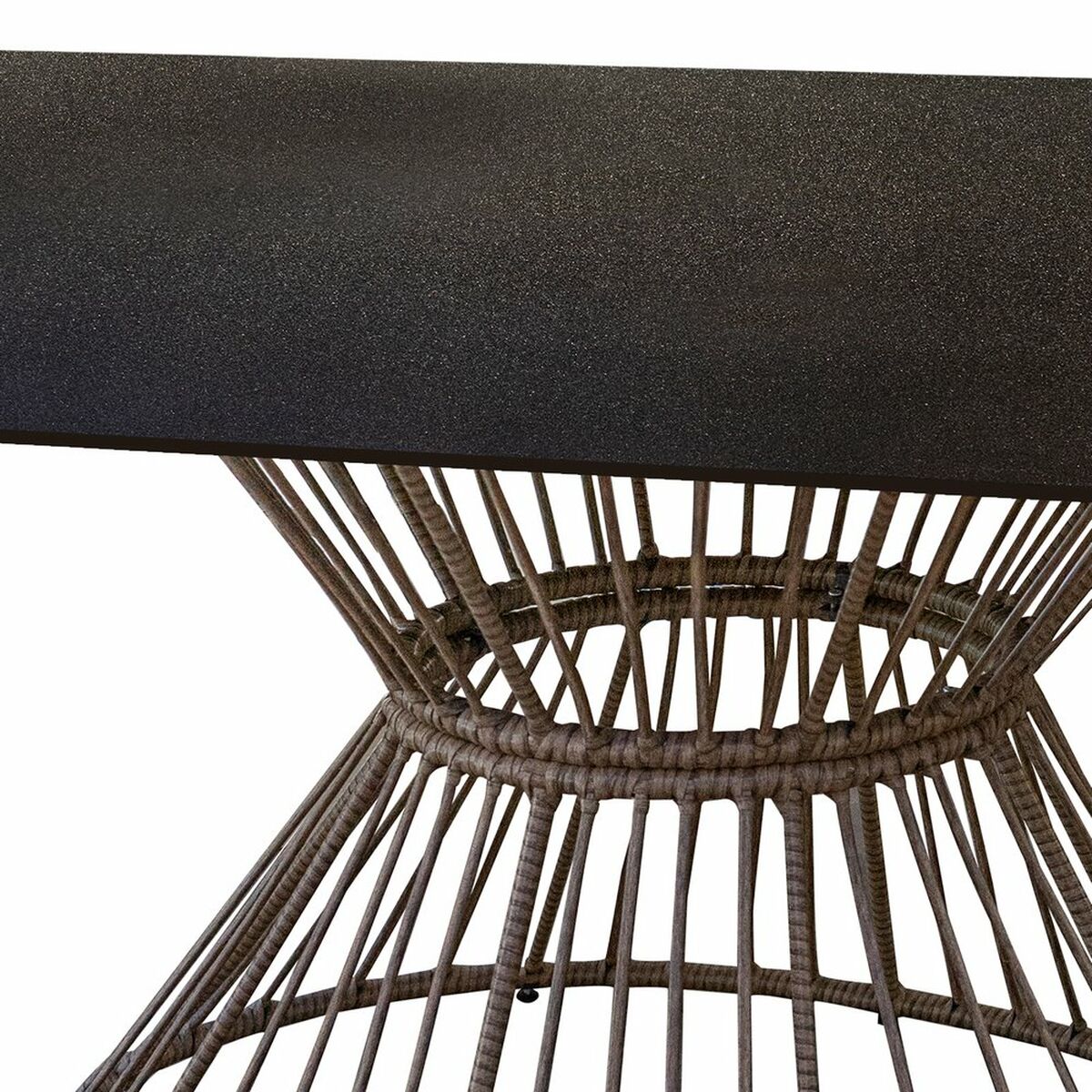 Matsalsbord Ariki 150 x 120 x 71,5 cm syntetisk rattan Stål - 3