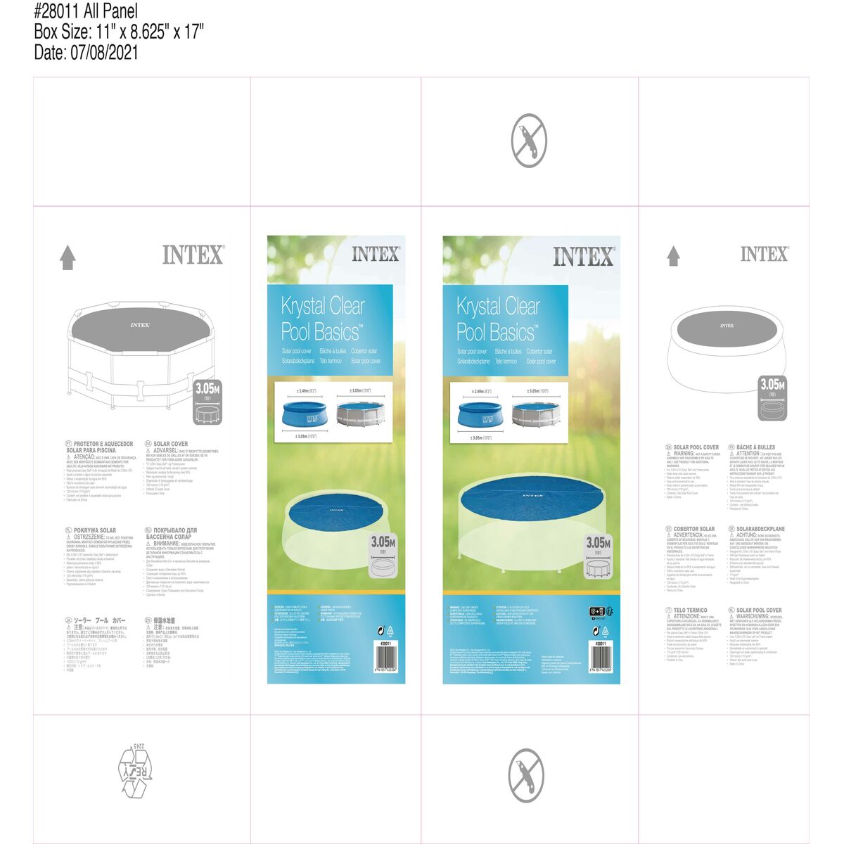 Pool Cover Intex 28011 Rund Sol Ø 305 cm - 4