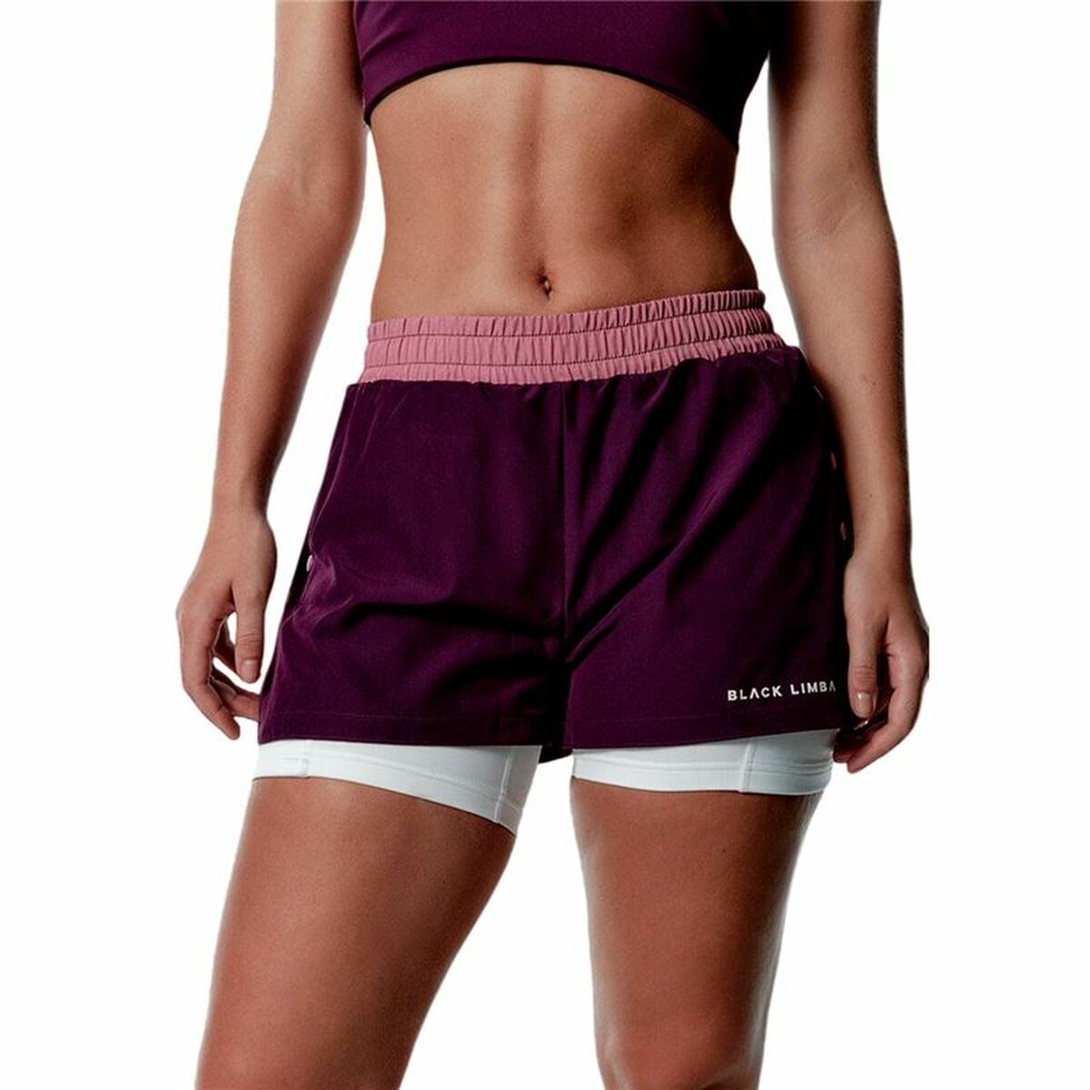 Sportshorts för kvinnor Black Limba Courtpulse