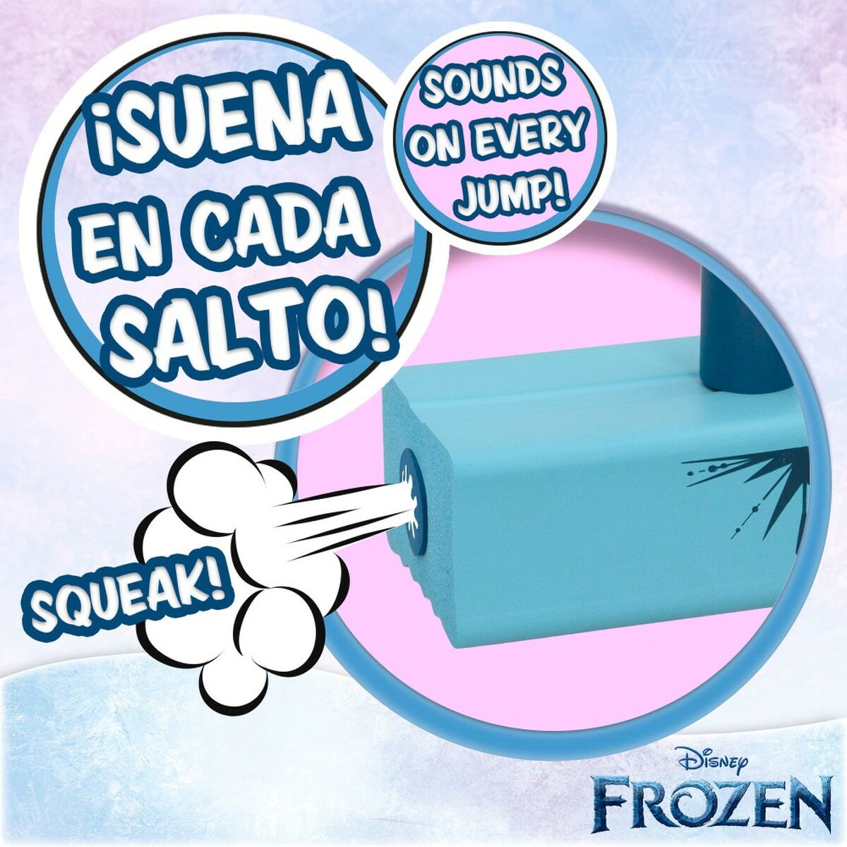 Pogobouncer Frozen 3D Blå Barn (4 antal) - 13