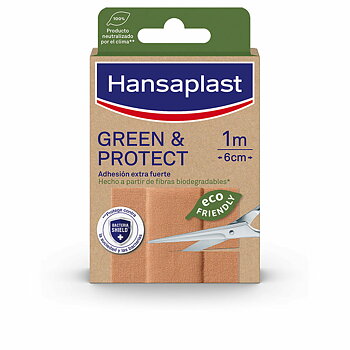 Plåster Hansaplast Green & Protect 10 x 6 cm 10 antal