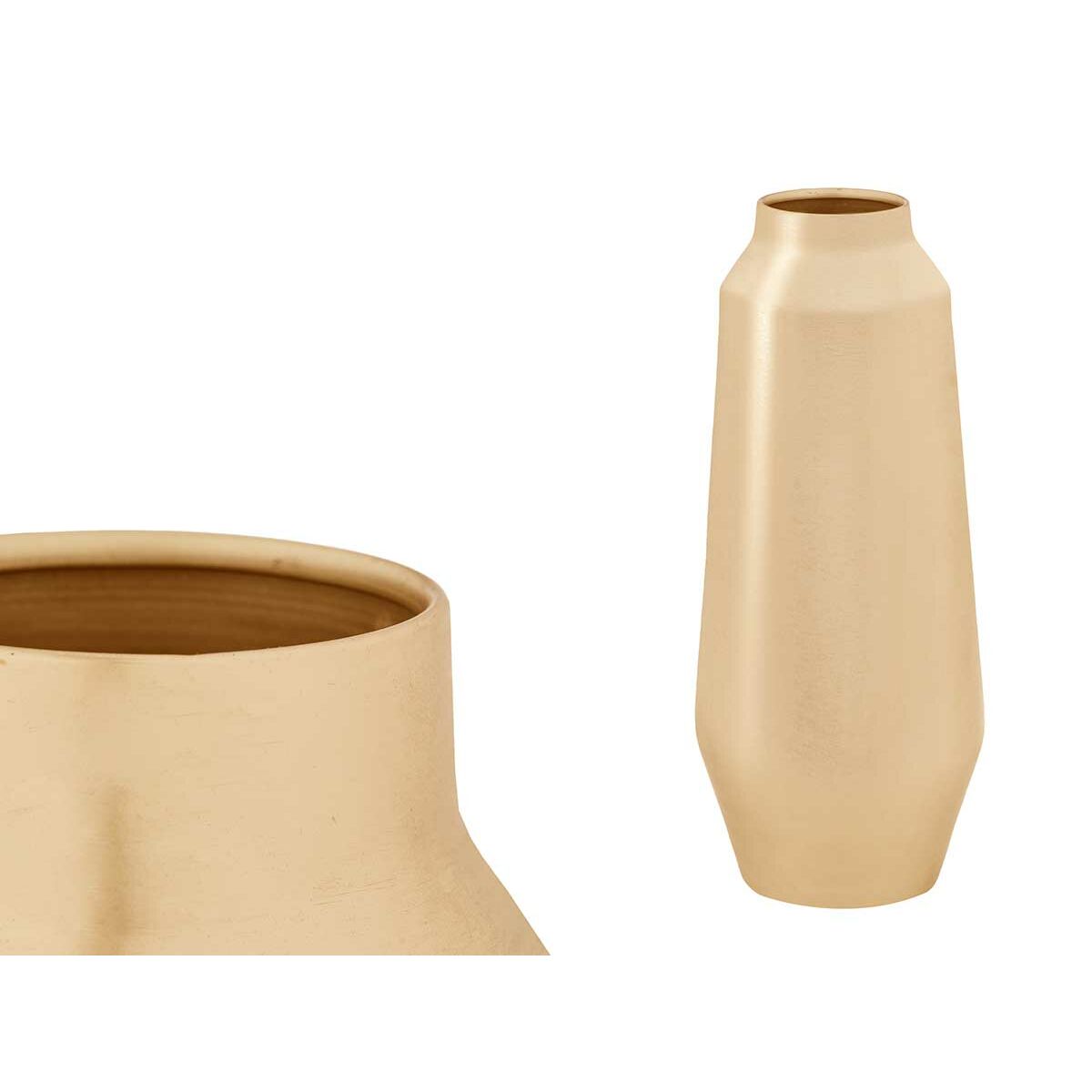 Vas Gift Decor Gyllene Järn 67 x 20 x 67 cm 20 x 67 x 20 cm