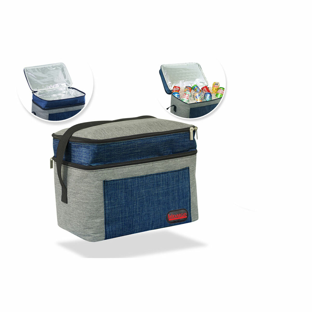 Bärbar kyl Hidalgo Dvobarvna 21 L Aluminium Plast - 2