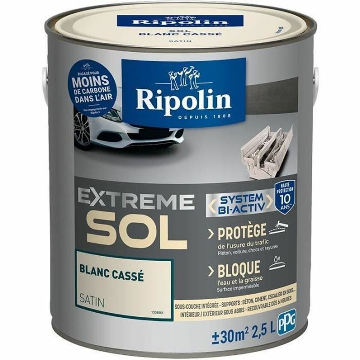 Måla Ripolin Vit 2,5 L