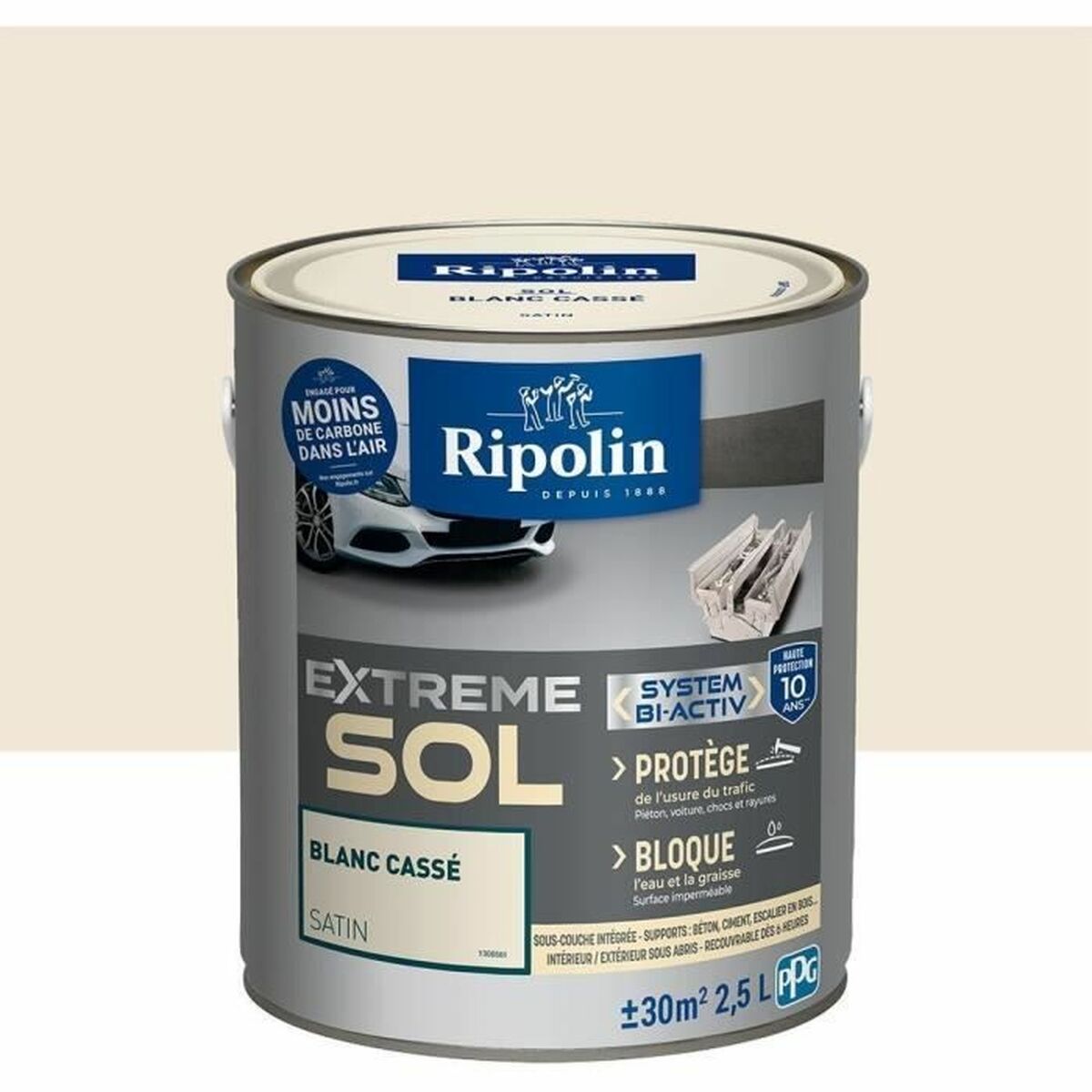 Måla Ripolin Vit 2,5 L - 2