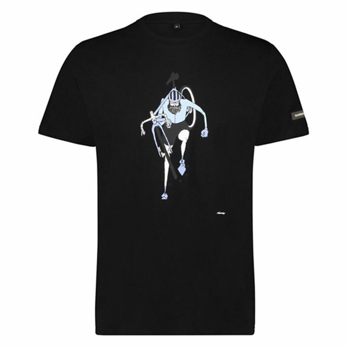 T-shirt med kortärm Herr Shimano Sentiero Ltd Svart