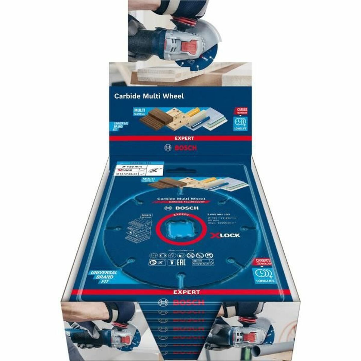 Skärskiva BOSCH Expert Carbide Multi Wheel X-LOCK 10 antal Ø 125 mm - 3