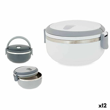 Rund matlåda med lock Plast 700 ml (12 antal)