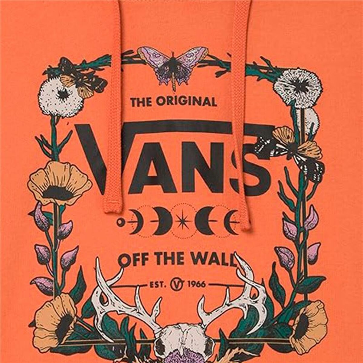 Tröja med huva Dam Vans Antler Floral - 3