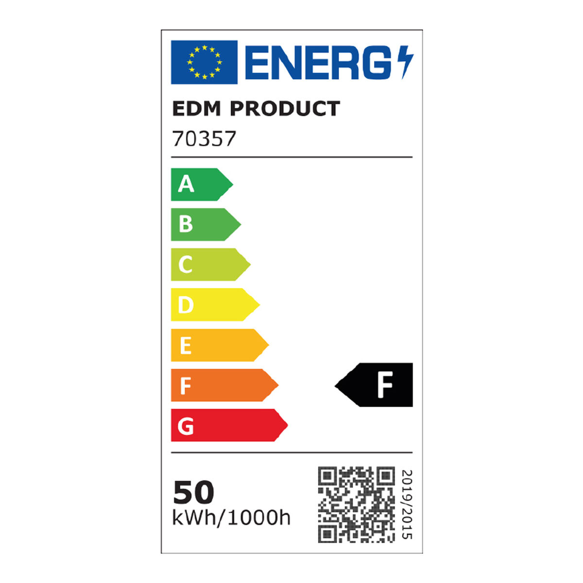 Floodlight/Projektorlampa EDM 70357 Svart F 50 W (6400 K) - 4