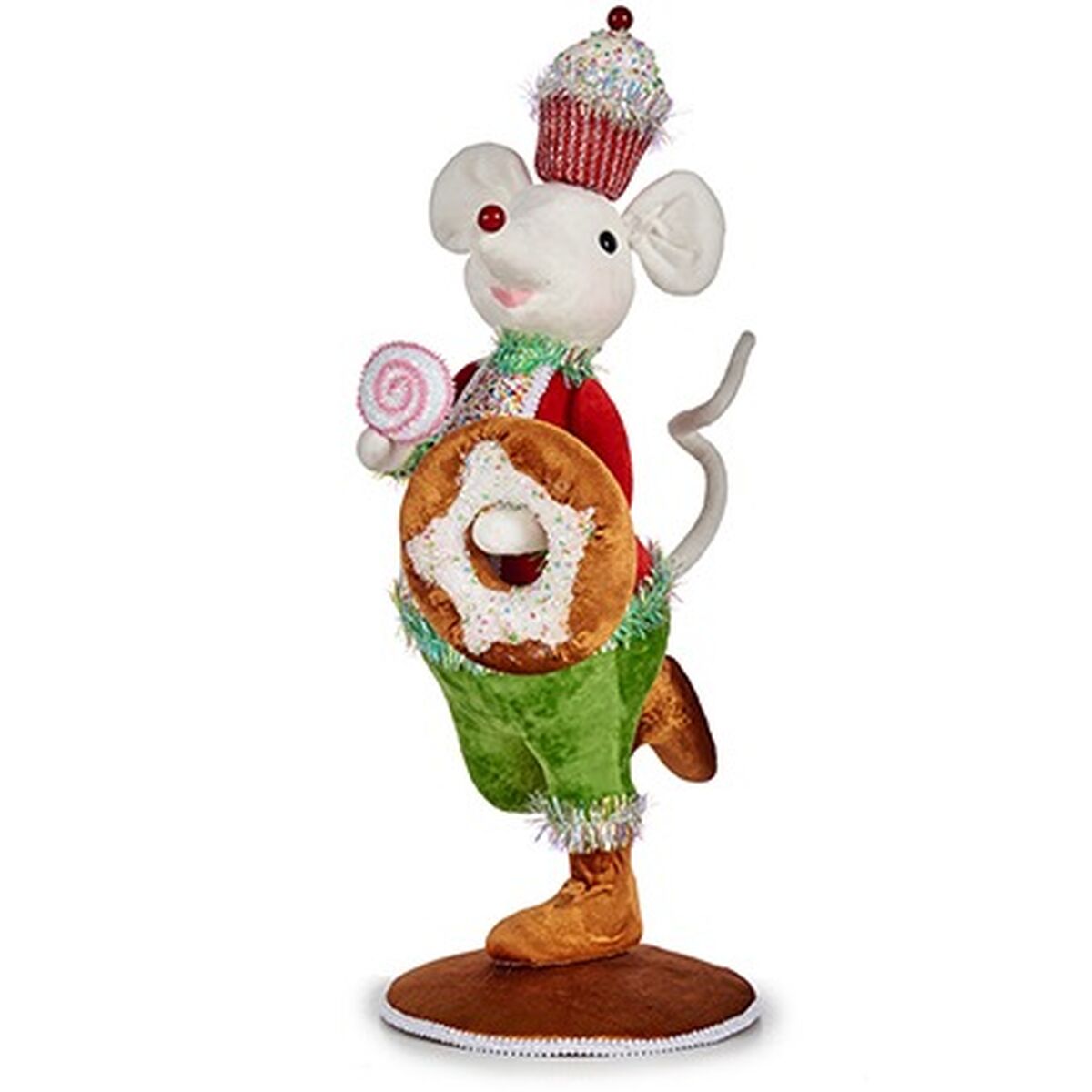 Prydnadsfigur Krist+ Mus 20 x 55 x 24 cm (2 antal) - 2