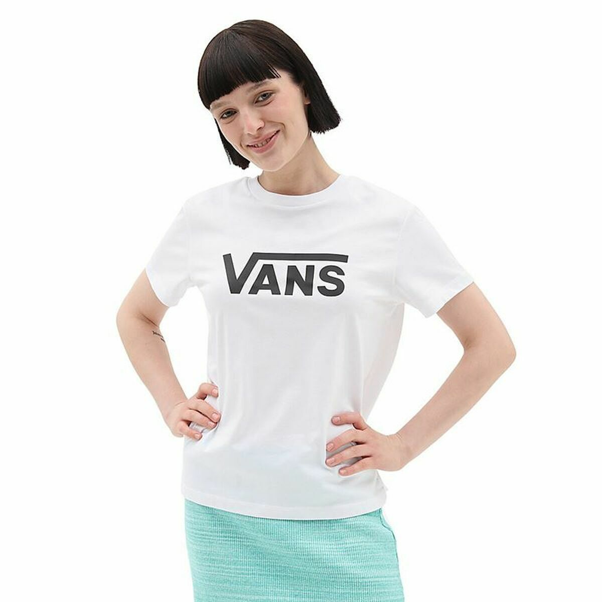 T-shirt med kortärm Dam Vans Drop V Ss Crew-B - 2