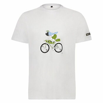 T-shirt med kortärm Herr Shimano Sentiero Ltd Vit