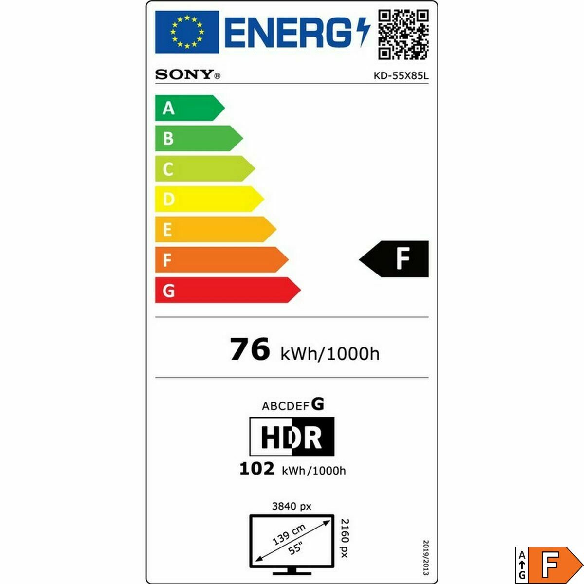 Smart TV Sony KD55X85LAEP 55" 4K Ultra HD HDR D-LED LCD - 2