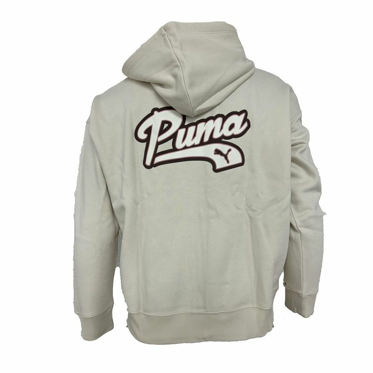 Tröja med huva Dam Puma Beige - 2