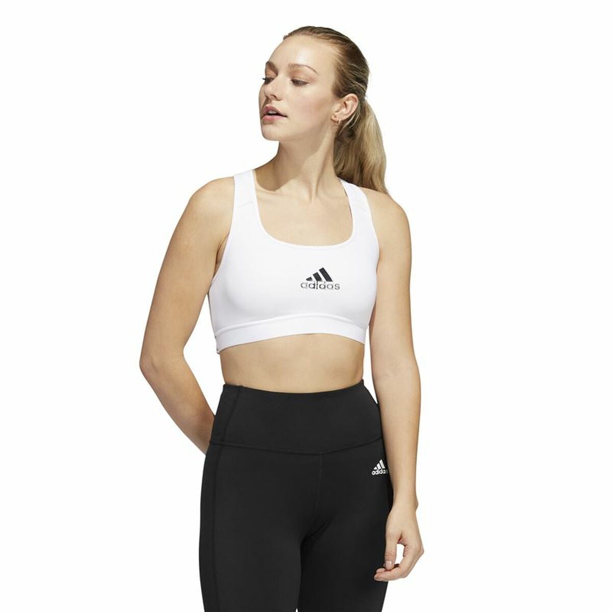 Sport-BH Adidas PowerReact Training Vit - 3