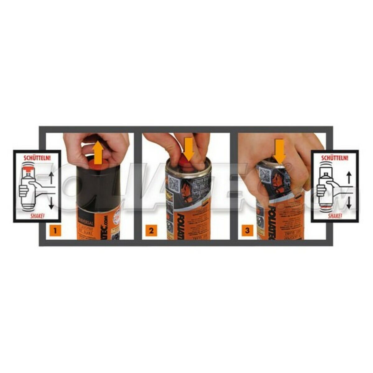Sprejfärg Foliatec 2130 Röd (400 ml) - 9