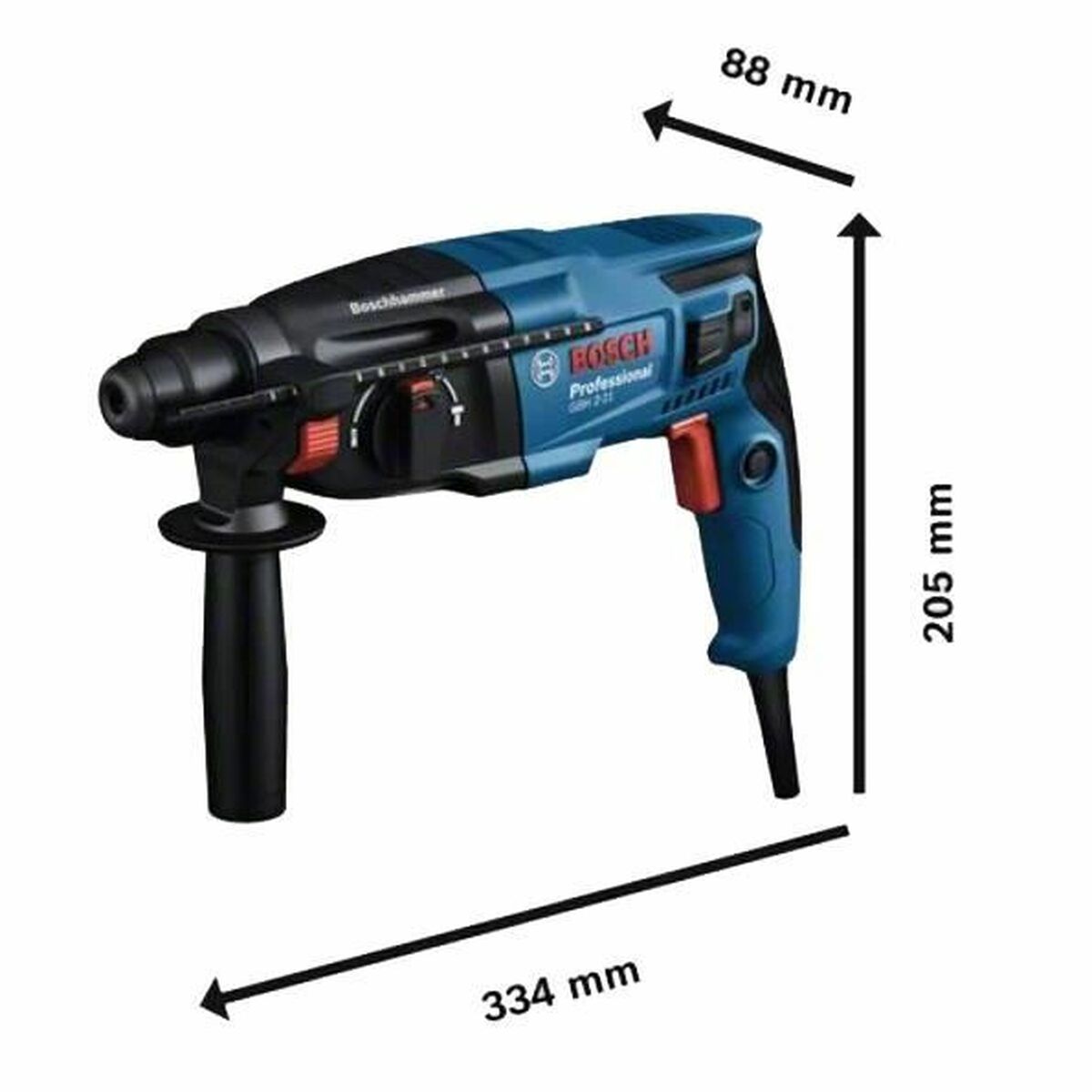 Perforeringshammare BOSCH Professional GBH 2-21 720 W 1200 rpm - 5
