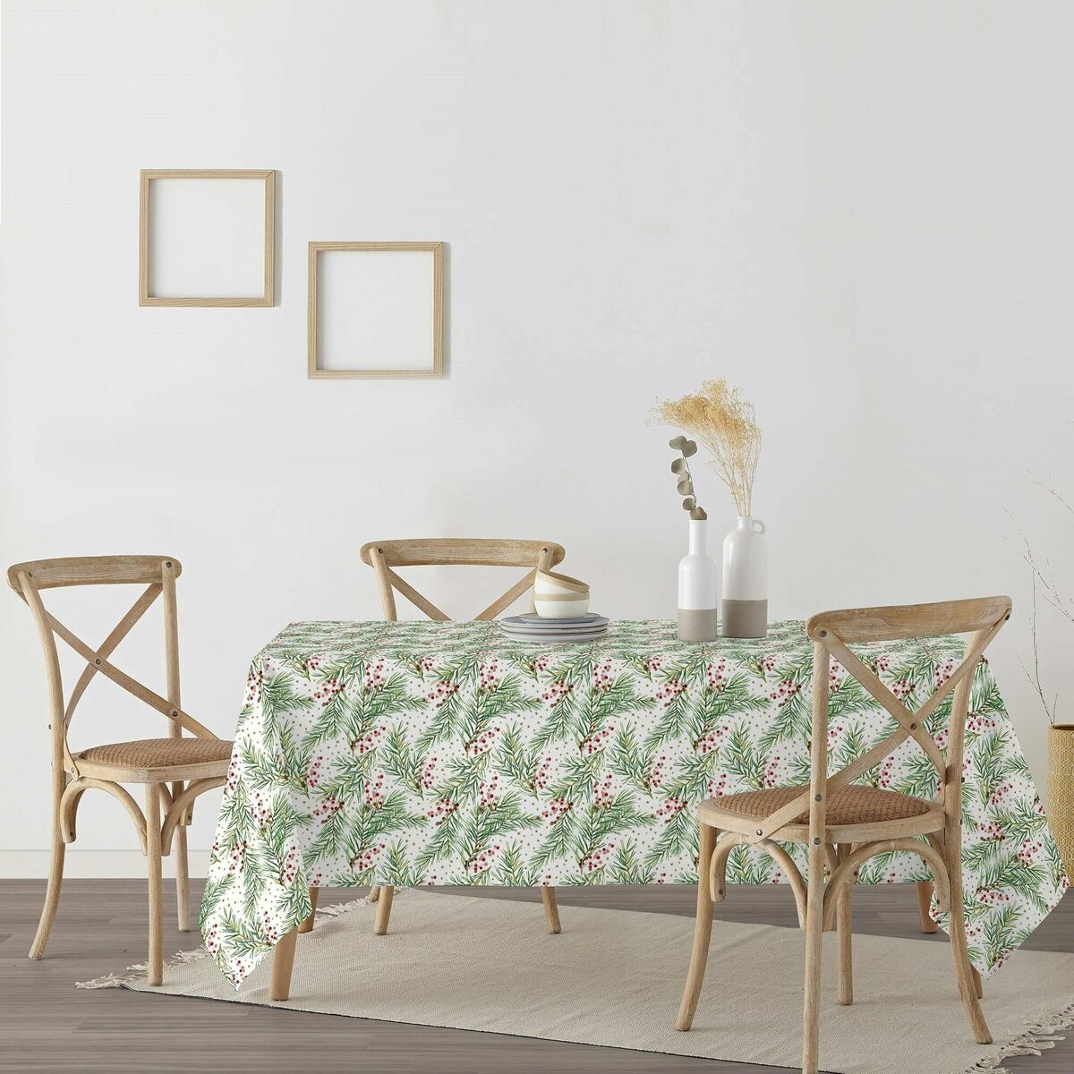 Fläckresistent bordsduk i harts Belum Merry Christmas Multicolour 250 x 150 cm - 3