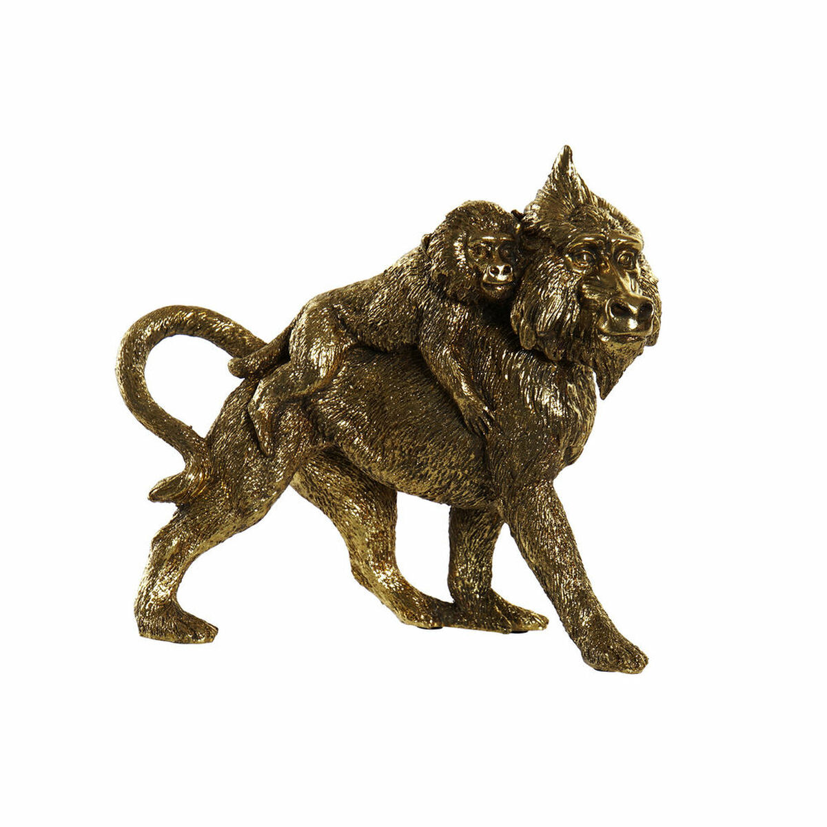 Prydnadsfigur DKD Home Decor FZ-93397 Gyllene Kolonial Overaller 21 x 8,5 x 18,5 cm - 5