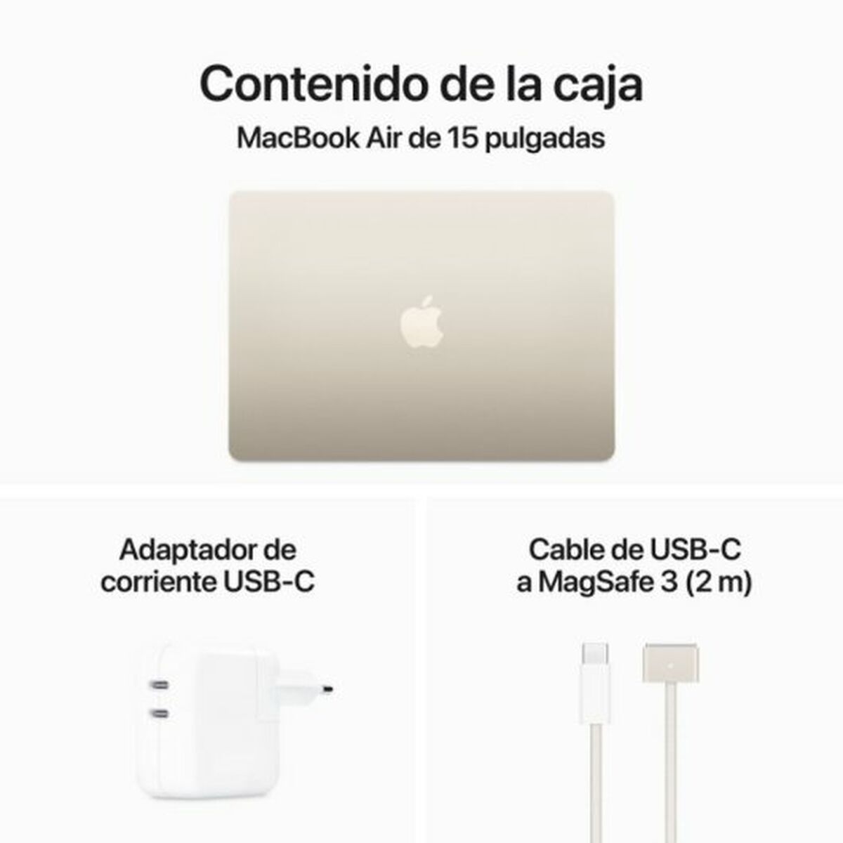 Bärbar dator Apple MacBook Air Apple M3 15,3" 8 GB RAM 256 GB SSD M3 - 2