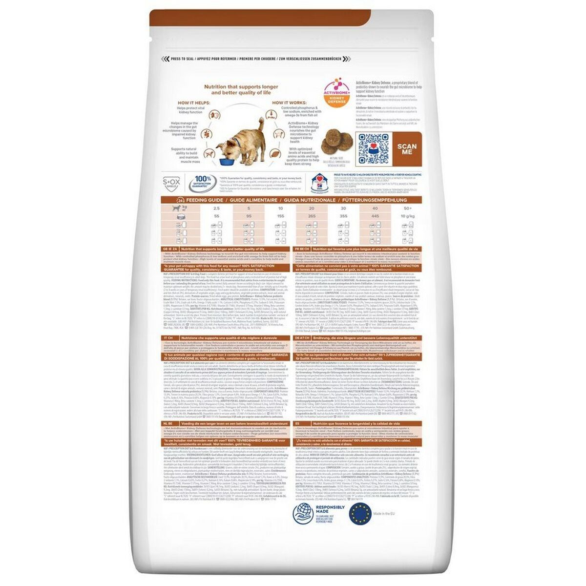 Foder Hill's Kidney Care Original Kött Fåglar 4 Kg - 2