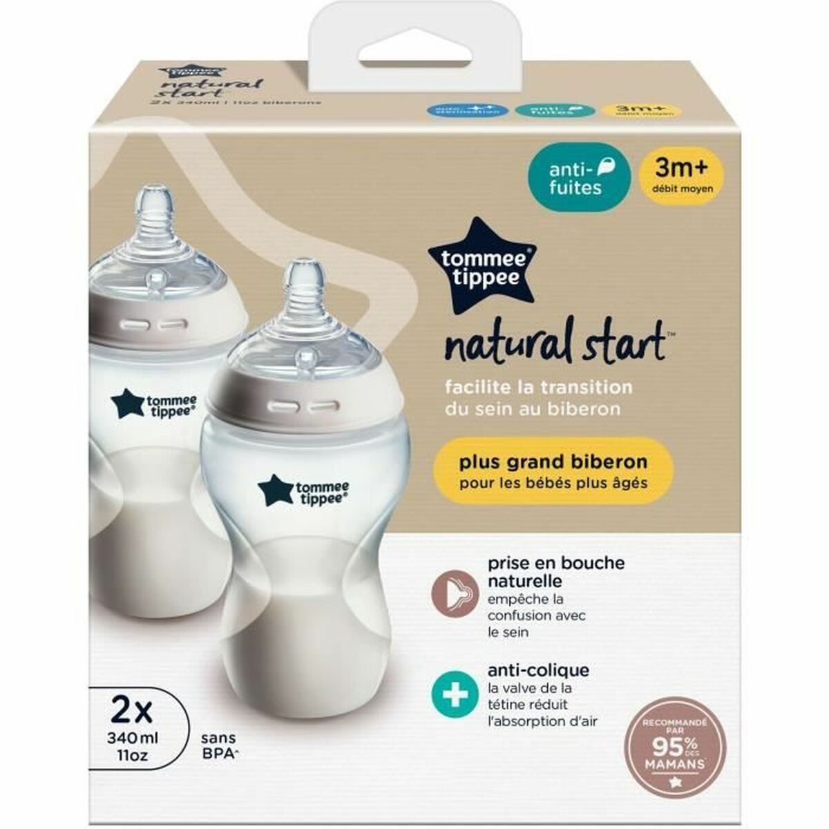 Nappflaska Tommee Tippee 340 ml - 2