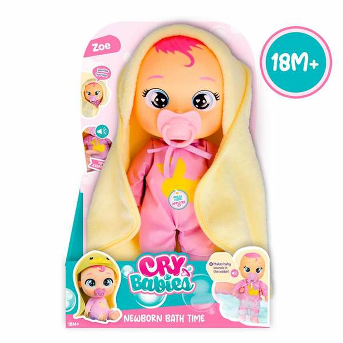 Bebisdocka IMC Toys Cry Babies 30 cm - 4