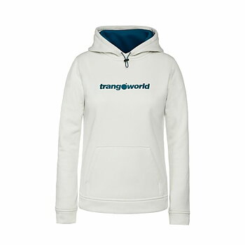 Tröja med huva Dam Trangoworld Poppi Vit