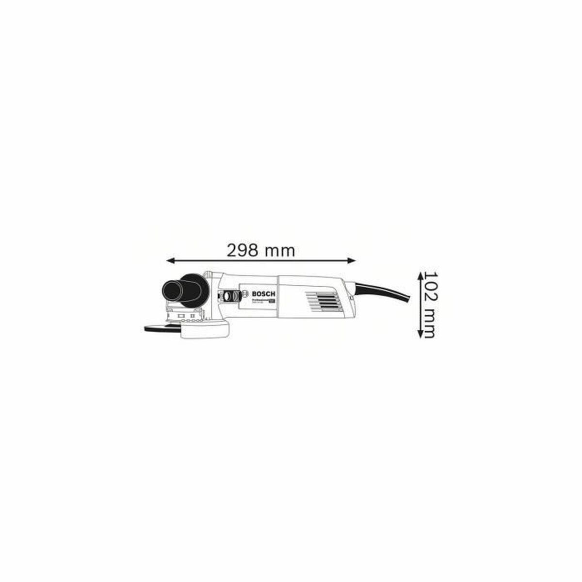 Vinkelslip BOSCH GWX 14 V Ø 125 mm 230 V - 4