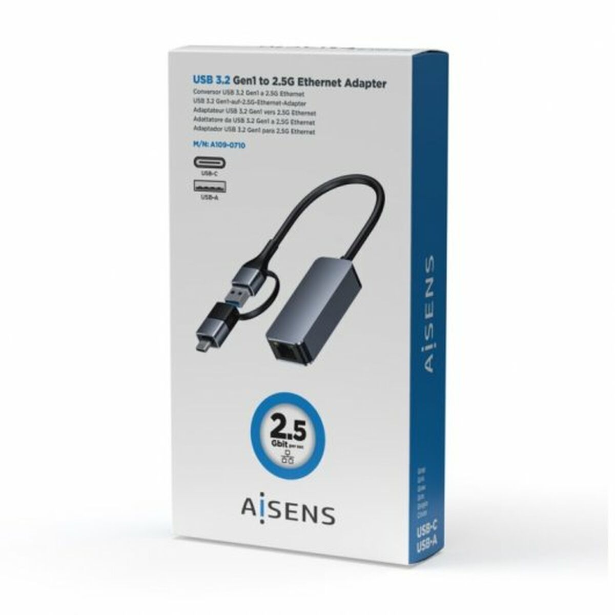 USB-kabel Aisens A109-0710 Grå - 6