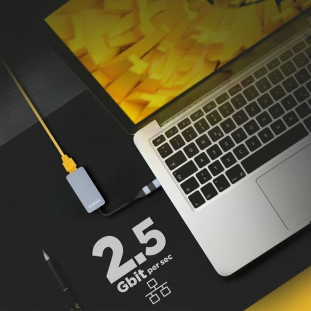 USB-kabel Aisens A109-0710 Grå - 4