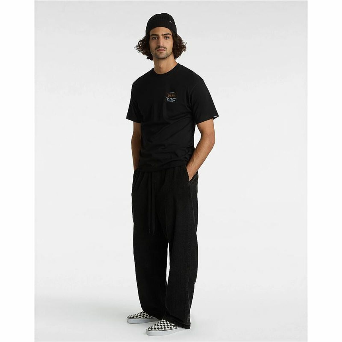T-shirt med kortärm Herr Vans Holder St Classic Svart - 7