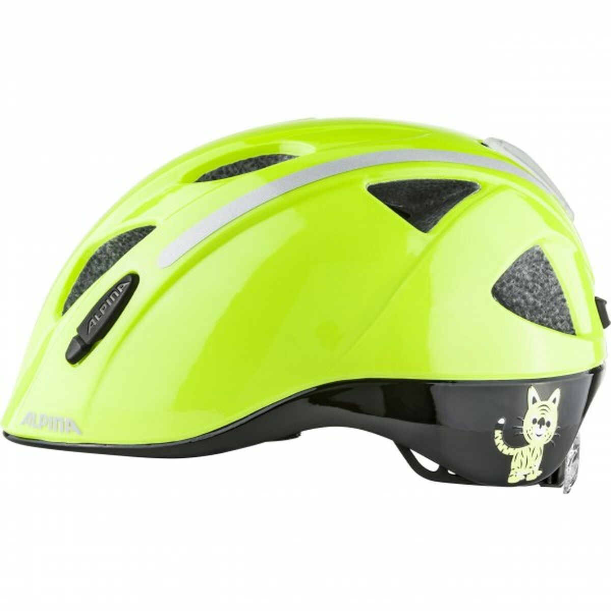 Cykelhjälm för barn Alpina XIMO FLASH Gul Svart 49-54 cm - 3
