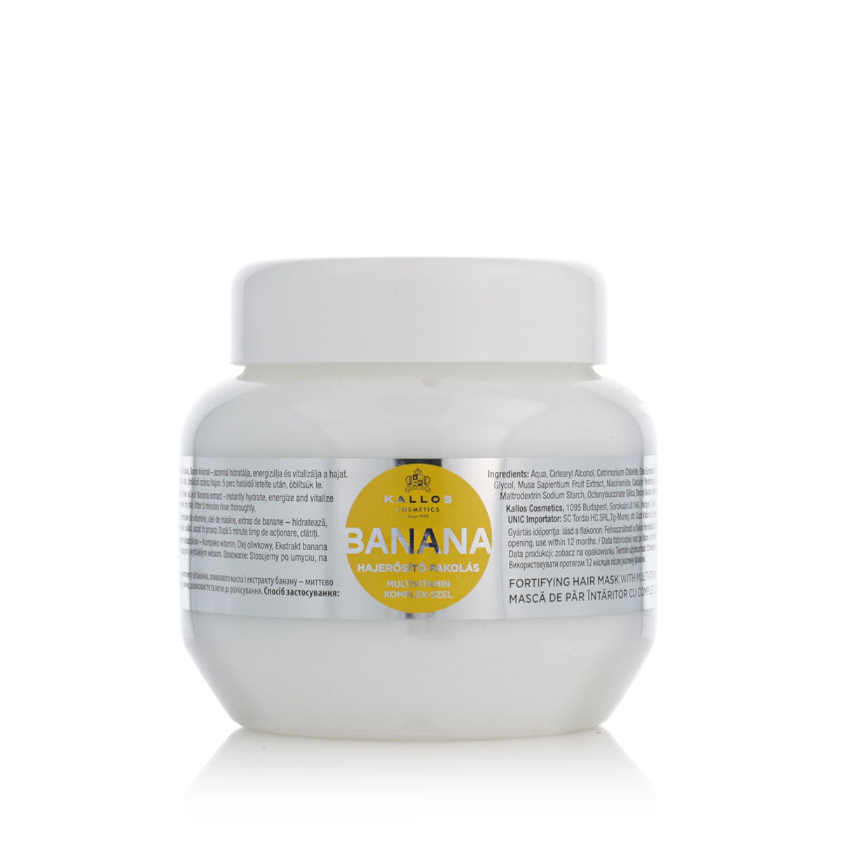 Vårdande hårinpackning Kallos Cosmetics Banana 275 ml
