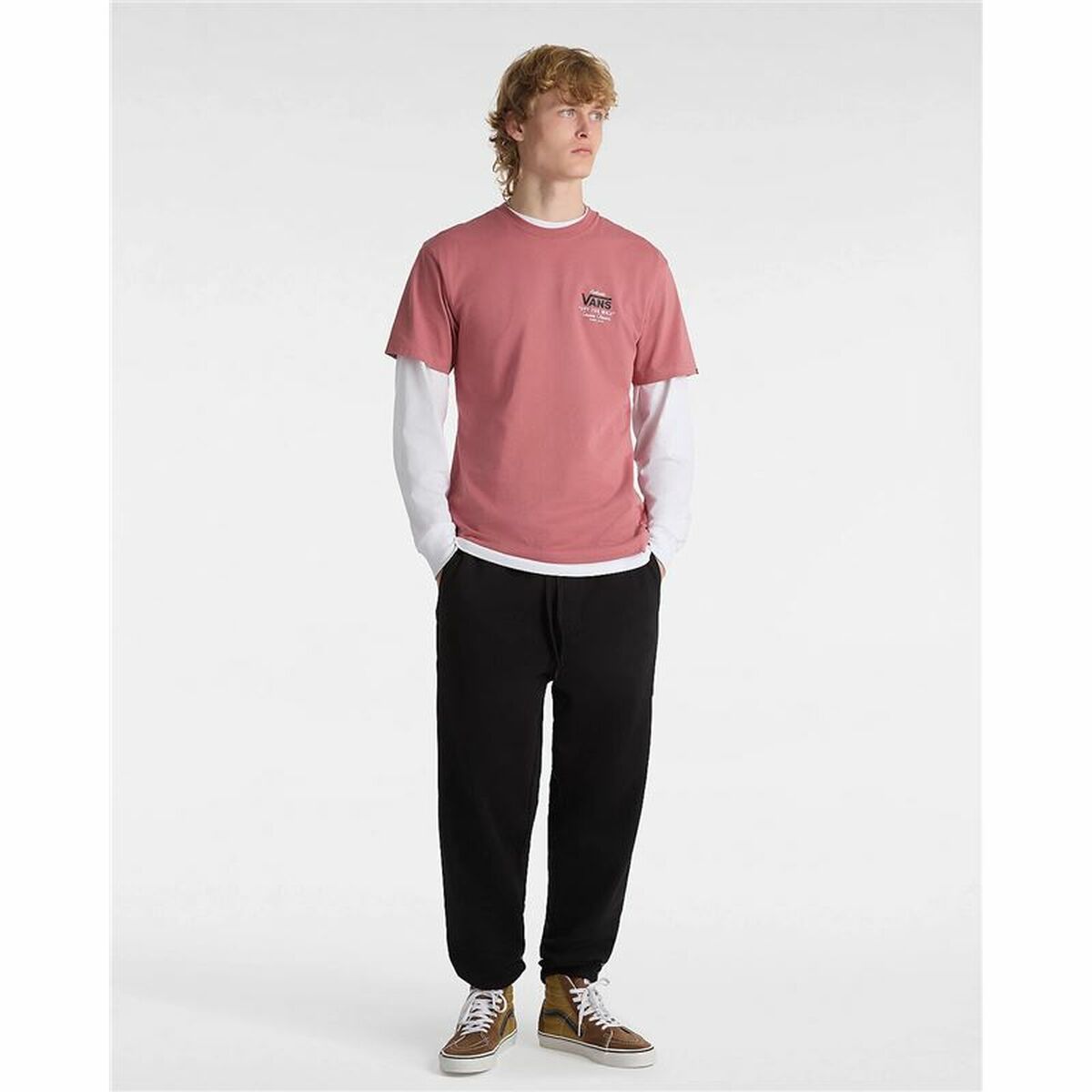T-shirt med kortärm Herr Vans Holder St Classic Orange - 6