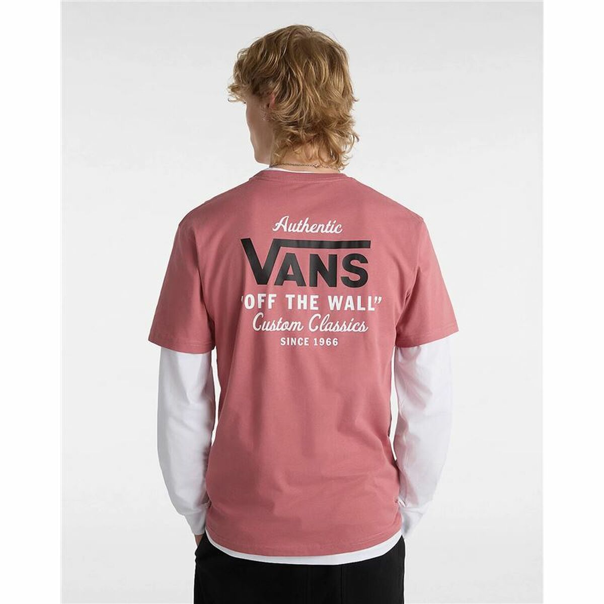T-shirt med kortärm Herr Vans Holder St Classic Orange - 5