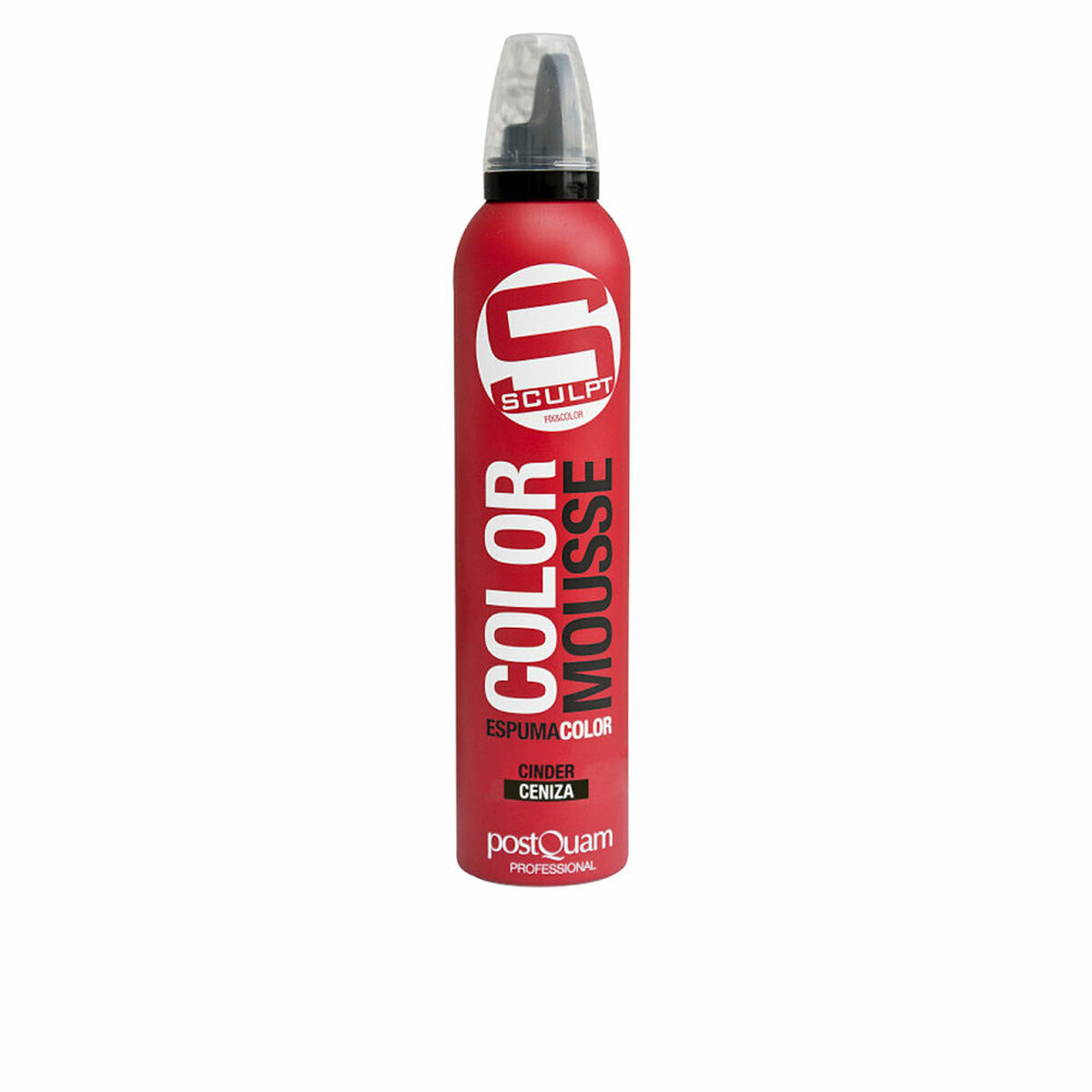 Hårfixerande mousse Postquam Sculpt Color Mousse 300 ml Färgtoning Aska