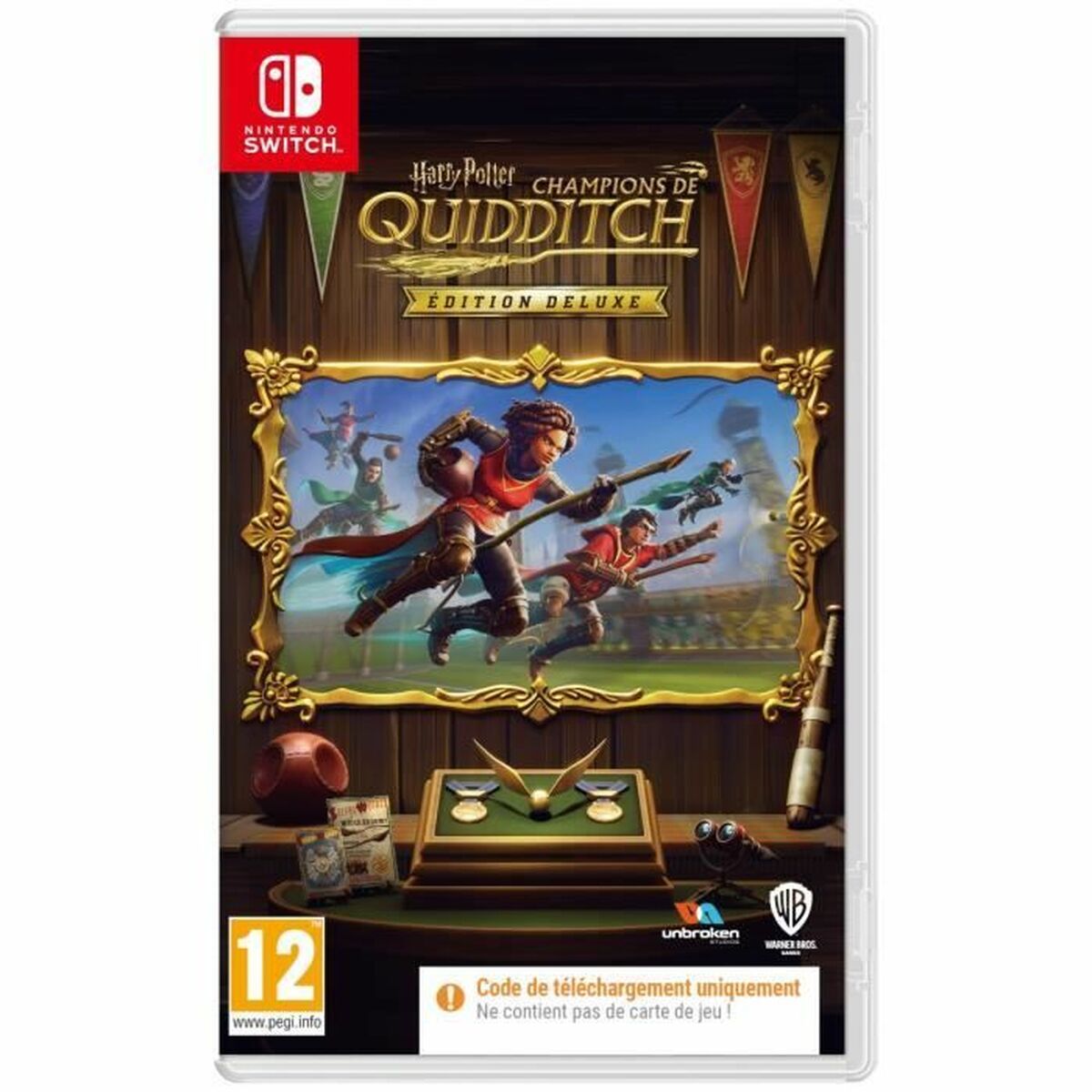 TV-spel för Switch Warner Games Harry Potter : Champions de Quidditch