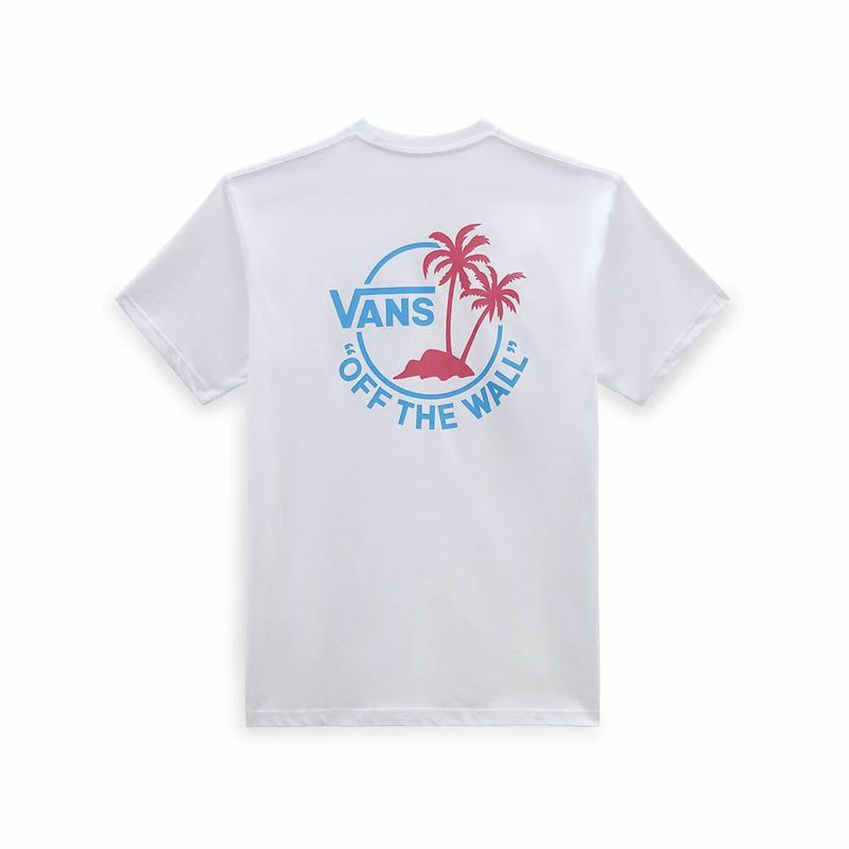 T-shirt med kortärm Herr Vans Classic Mini Dual Palm Vit - 3
