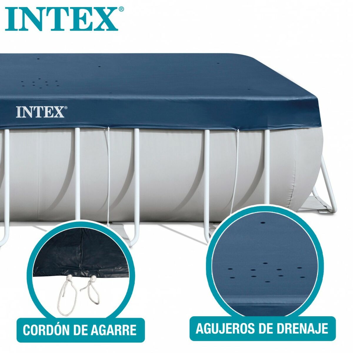 Pool Cover Intex 28037 400 x 200 cm - 4