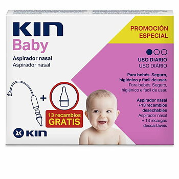 Nasal aspirator Kin Kin Baby Bebis (2 antal)