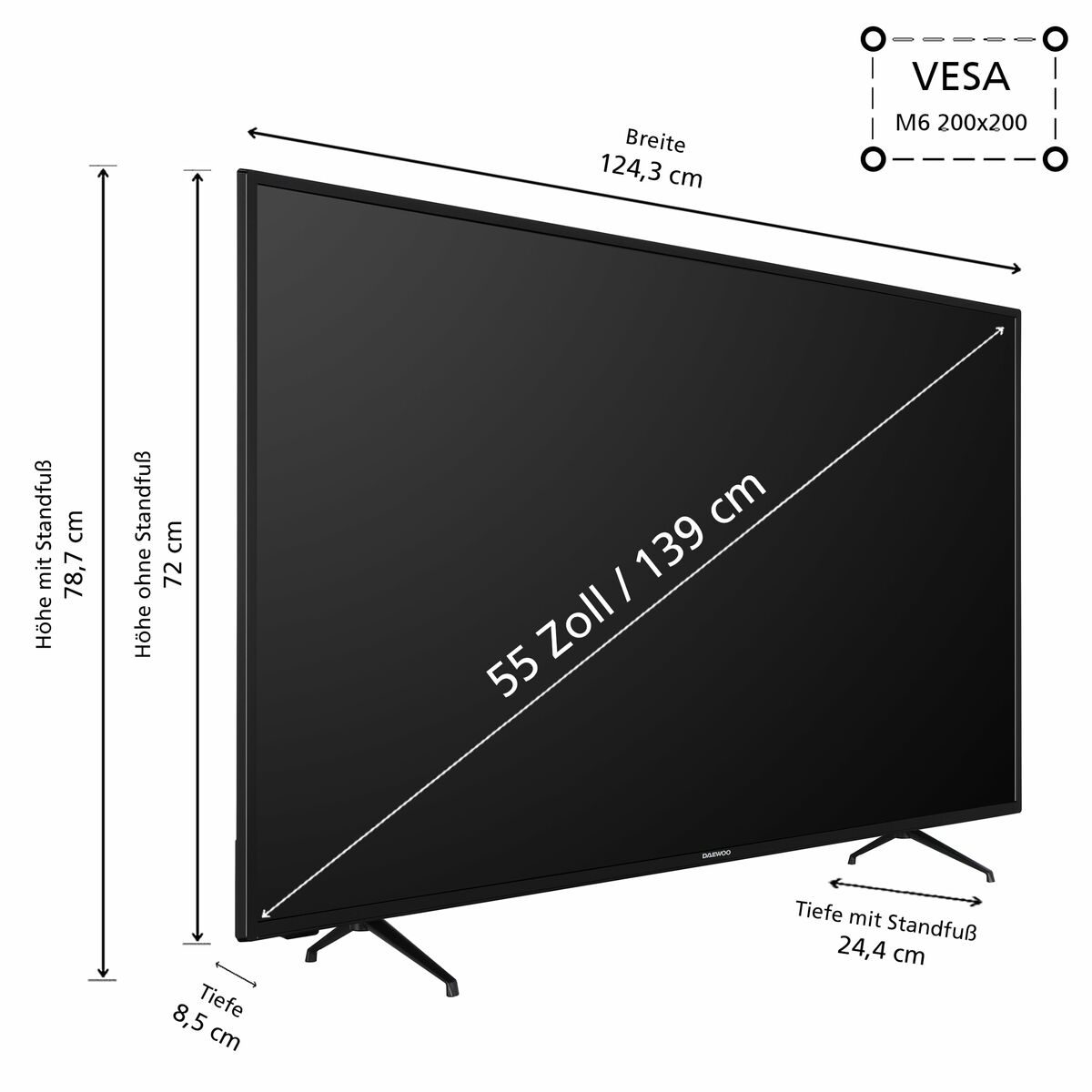 Smart TV Daewoo 32DE14HL HD 32" LED (Renoverade A) - 3