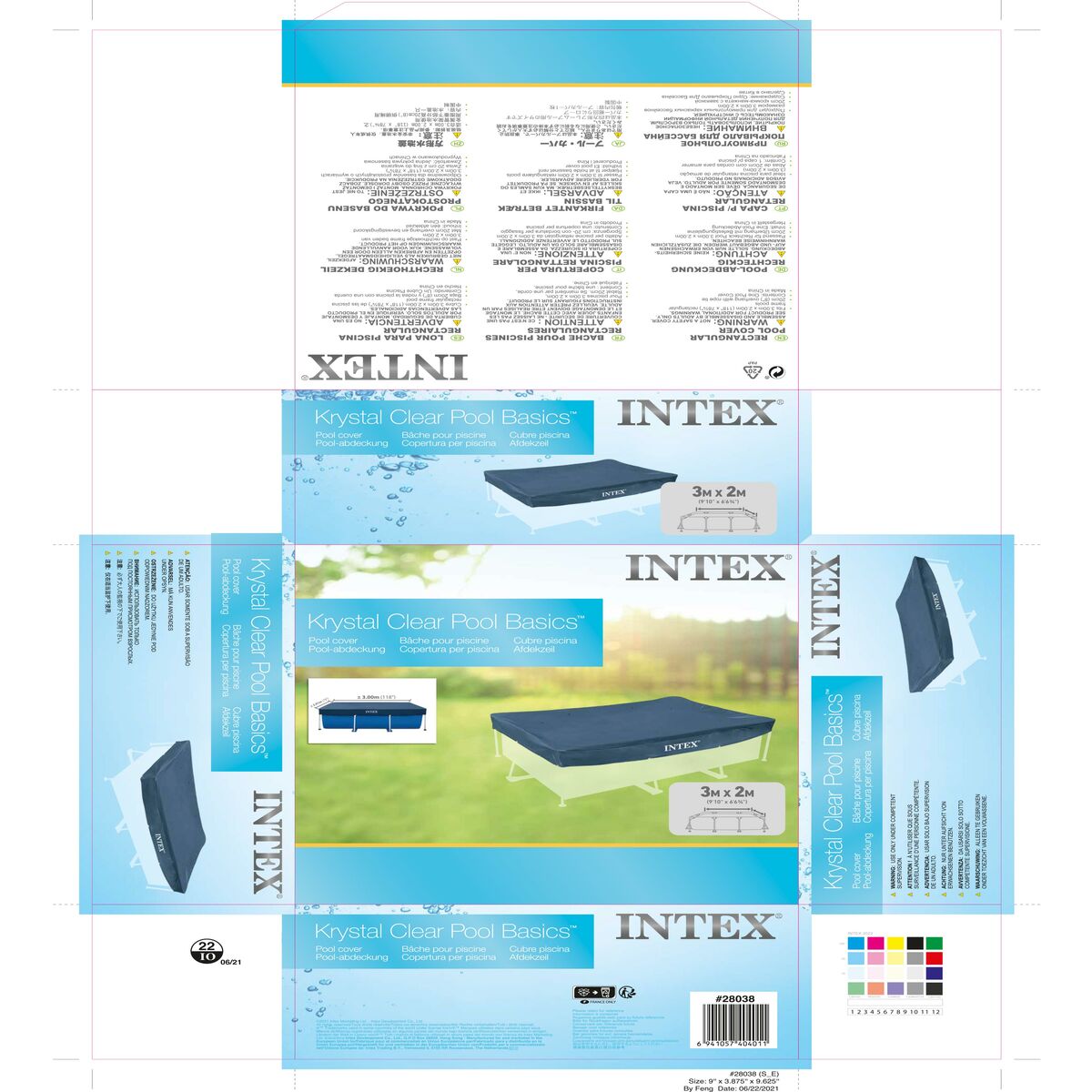 Pool Cover Intex 28038 300 x 20 x 200 cm - 22